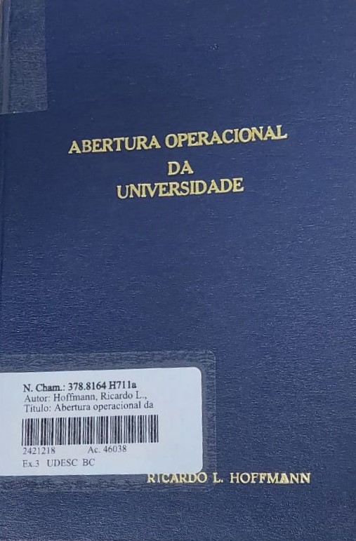 Abertura operacional da universidade