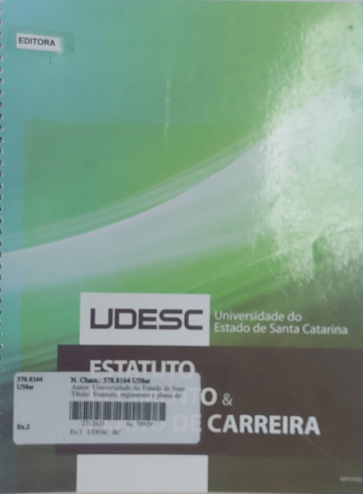 Estatuto, regimento e plano de carreira
